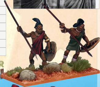 Shilluk spear-armed Skirmishers.
