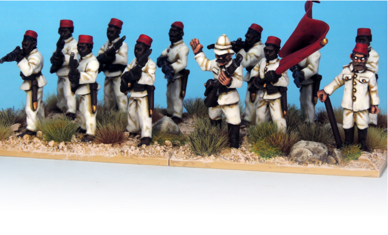 late 19th Century Zanzibar regular soldiers 